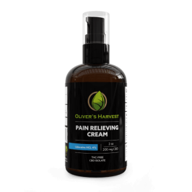 Oliver's Harvest Pain Cream CBD 200 mg / Lidocaine 4%. 2 oz