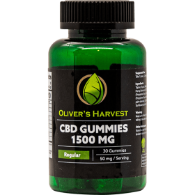 Oliver's Harvest CBD 1500 mg Gummies. 30 Gummies.