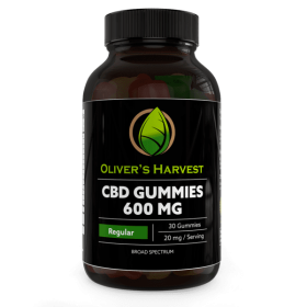 Oliver's Harvest CBD 600 mg Gummies. 30 Gummies.