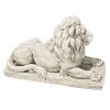 LYNDHURST MANOR LION SENTINEL STATUE