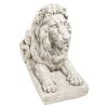 LYNDHURST MANOR LION SENTINEL STATUE