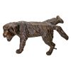 NAUGHTY PUPPY PIPED BRONZE STATUE