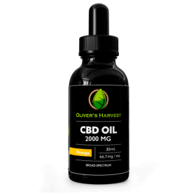 Oliver's Harvest CBD Broad-Spectrum 2000 mg Orange Tincture