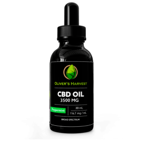 Oliver's Harvest CBD Broad-Spectrum 3500 mg Peppermint Tincture