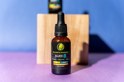 Oliver's Harvest Allevi-8 Delta-8 Tincture, 2000mg Full Spectrum CBD, 300mg Delta-8