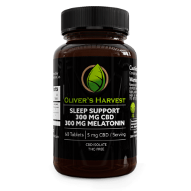 Oliver's Harvest Sleeping Tablets CBD 300 mg/ Melatonin 300 mg